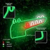 TelForceone Neoninis LED JURASSIC CROC žalias FLNJ03"Forever" šviesiai