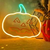 TelForceone Neoninė PLEXI LED HAPPY PUMPKIN oranžinė žalia FPNE10"Forever" šviesiai