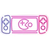 Neoninis PLEXI LED GAME Žaidimų konsolė įvairiaspalvis FPNE27 Forever Light