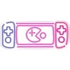 Neoninis PLEXI LED GAME Žaidimų konsolė įvairiaspalvis FPNE27 Forever Light