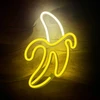 TelForceone Neoninis LED šviestuvas BANANA baltas geltonas Bat + USB FLNE10 Forever Light