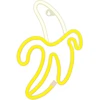 Neoninis LED šviestuvas BANANA baltas geltonas Bat + USB FLNE10 Forever Light