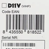 Nešiojama radijo stotelė Dynascan D11V DMR VHF, 136-174 MHz, 32 kanalai