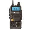 Nešiojama VHF / UHF radijo stotelė CRT FP00 dviejų dažnių juostų 136-174 ir 400-440 MHz, spalva juoda, VOX, 128 kanalai, nuskaitymas (Scan), programuojama, žibintuvėlis, FM radijas, TOT, retransliatorius