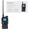 Nešiojama VHF/UHF radijo stotelė PNI P16UV, 999 kanalai, dviejų dažnių juostų TX ir 6 juostų RX, VOX perdavimas, nuskaitymas (Scan), FM radijas, orų kanalai, Li-Ion 2600 mAh