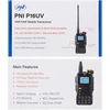 Nešiojama VHF/UHF radijo stotelė PNI P16UV, 999 kanalai, dviejų dažnių juostų TX ir 6 juostų RX, VOX perdavimas, nuskaitymas (Scan), FM radijas, orų kanalai, Li-Ion 2600 mAh