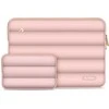 Nešiojamo kompiuterio dėklas 13″ – 14″ Tech-Protect Puffy Dusty Rose