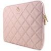 Guess Dėklas kompiuteriui GUCS14ZPSQSSGP 14″ rožinės spalvos Quilted 4G