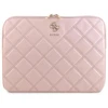 Guess Dėklas kompiuteriui GUCS14ZPSQSSGP 14″ rožinės spalvos Quilted 4G