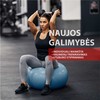 Nesprogst. gimnastikos kamuolys OUTLINER LS3222, Ø75 cm, PVC