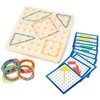None Nežinomas Edukacinis žaislas Wood Geoboard CZS-411