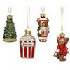 Nežinomas Christmas Tree toy. 7.5 cm. glass