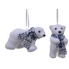Nežinomas Eglutės žaisliukas Bear, 11.5 cm