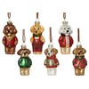 Nežinomas Christmas Tree toy Dog. 10.5 cm. glass