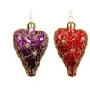 Nežinomas Eglutės žaisliukas Heart, 10 cm, stiklas
