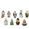 Nežinomas Eglutės žaisliukų rinkinys Decoris Figures, stiklas, 9 vnt.