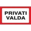 None Nežinomas Lipdukas privati valda 170x100mm