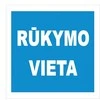 None Nežinomas Lipdukas vieta rūkimui 135x135mm