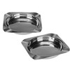 Nežinomas PELENINĖ KVADRATINĖ 11CM METALO SPALVOS