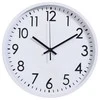 Kmtp Nežinomas Sieninis kvarcinis laikrodis, balta/juoda D30cm