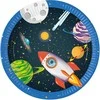 Globos Europe Bv Nežinomas Vienkartinės lėkštės ROCKET, Ø 23 mm, 8 vnt.