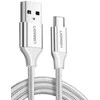 UGREEN nikeliu dengtas USB-C kabelis QC3.0 1m