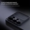 Nillkin CamShield PRO Hard dėklas skirtas Samsung Galaxy S26 Ultra skaidrus juodos spalvos