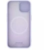 Dėklas Nillkin CamShield Silky Silicone Apple iPhone 15 Plus šviesiai violetinis