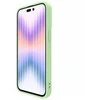 Dėklas Nillkin CamShield Silky Silicone Apple iPhone 15 Pro Max šviesiai žalias