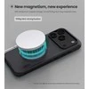 Nillkin Super Frosted PRO Magnetic Back dėklas skirtas Apple iPhone 17 Pro juodos spalvos