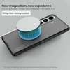 Nillkin Super Frosted PRO Magnetic dėklas skirtas Samsung Galaxy S26 Transparent Juodas