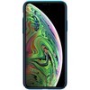 Nillkin Super Frosted Shield - dėklas skirtas Apple iPhone 11 Pro Max su wycięciem na logo Peacock Mėlyna