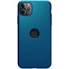 Nillkin Super Frosted Shield - dėklas skirtas Apple iPhone 11 Pro Max su wycięciem na logo Peacock Mėlyna