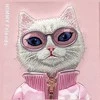 Nimmy Apple iPhone 16 Pro Max 6.9" dėklas telefonui rožinės spalvos Cool&amp;Cute 2.0 Cat