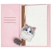 Nimmy rinkinys 2in1 užrašų knygelė + rašiklis rožinės spalvos Big Eyed Pet 2.0 Cat