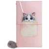 Nimmy rinkinys 2in1 užrašų knygelė + rašiklis rožinės spalvos Big Eyed Pet 2.0 Cat
