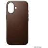 Nomad modernus odinis dėklas, rudas – iPhone 16