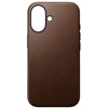 Nomad modernus odinis dėklas, rudas – iPhone 16