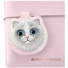 Notebook + pen Set 2-in-1 Nimmy New Big-Eye Cute Pets 2.0 Cat rožinės spalvos