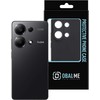 OBAL:ME Matte TPU dėklas telefonui Xiaomi raudonos spalvosmi Note 13 Pro 4G juodos spalvos