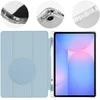 OBAL:ME MistyTab dėklas skirtas Samsung Galaxy Tab S10 Lite/S9/S9 FE/S10 FE Light Mėlyna