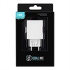 OBAL:ME sieninis įkroviklis USB-A 10W baltos spalvos
