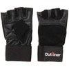 Odinės treniruočių pirštinės Outliner SG-1164, juoda, XL