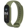 Oem Apyrankė silicone for smartband Xiaomi Mi Band 5 / 6 / 7 žalias (08)