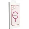 MyScreen Oem CLEAR MAG COVER dėklas suderinamas su MagSafe skirtas Samsung Galaxy S25 Plus rožinės spalvos glitter