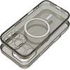 Oem CLEAR MAG COVER dėklas suderinamas su MagSafe skirtas Samsung Galaxy S25 juodos spalvos