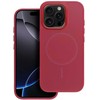Oem Originalus „iPhone 13 MINI“ dėklas su „Frame Mag Cover“, suderinamas su „MagSafe“, rausvai raudonas