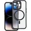 Oem FULL MATTE MAG COVER dėklas suderinamas su MagSafe skirtas Samsung Galaxy A36 juodos spalvos