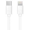 Forcell C tipo PTC kabelis į iPhone Lightning 8 kontaktų maitinimo tiekimas PD20W3A , baltas 1,0 m, C291