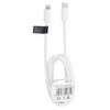 Forcell C tipo PTC kabelis į iPhone Lightning 8 kontaktų maitinimo tiekimas PD20W3A , baltas 1,0 m, C291